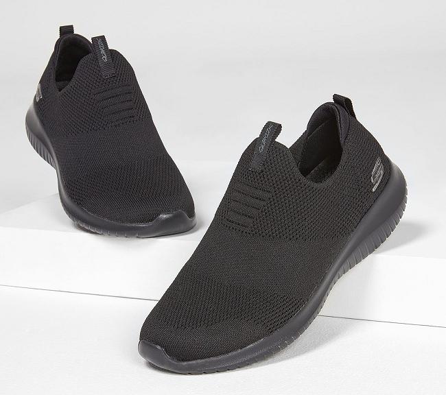 Zapatillas Skechers Mujer - Ultra Flex Negro TCULD3921